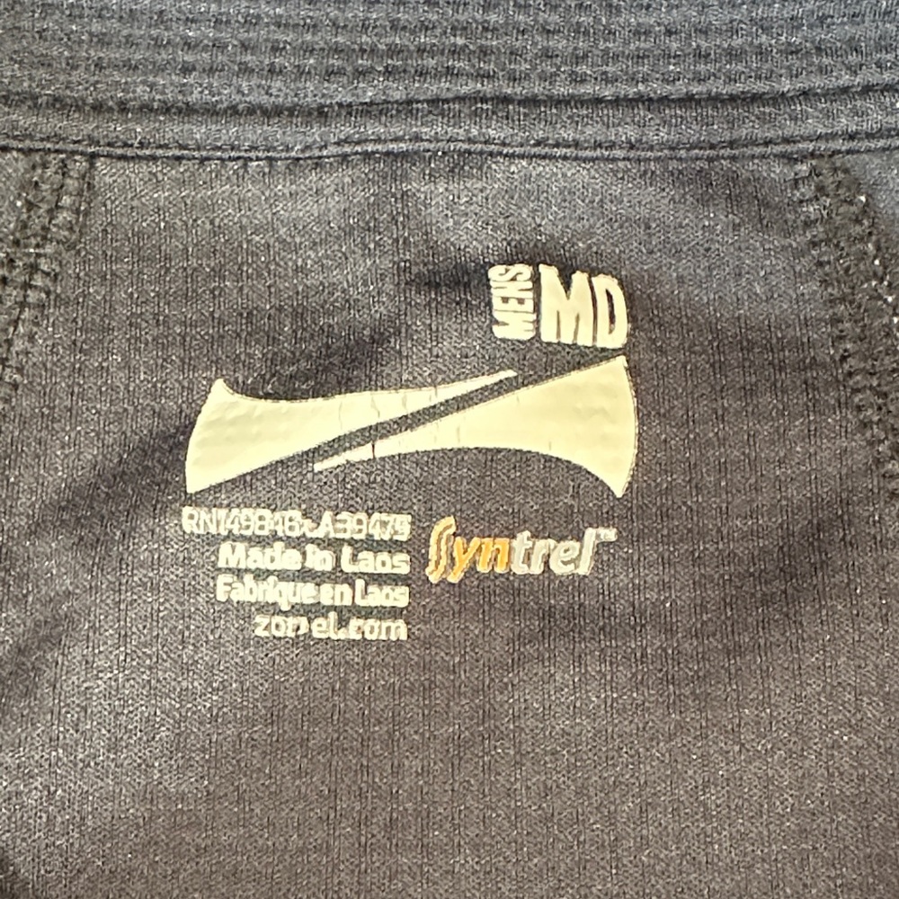 Men's Classic Black Track Jacket with Gray Accents - Picture 2 of 6